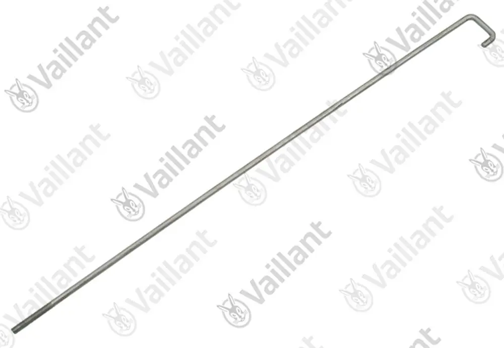 Vaillant Ankerstange aus Metall, lang und gerade mit einem abgebogenen Ende, geeignet für Montagezwecke.